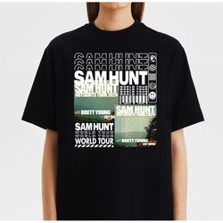 sam hunt tour merch, sam hunt outskirts 2024 tour t-shirt, sam hunt fan gifts, outskirts 2024 tour merch, sam hunt merch