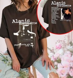 1996 alanis morissette jugged little pill tour t-shirt, alanis morissette tour 1996 t-shirt, alanis morissette shirt, po