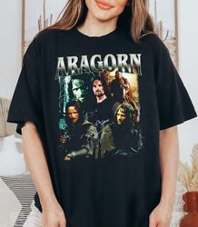 vintage style aragorn shirt, vintage 90s grapic tee, gift for fan shirt, unisex lord of the rings shirt