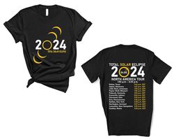 total solar eclipse 2024 shirt, april 8th 2024 sweatshirt, eclipse event 2024 shirt, celestial tee gift for eclipse love