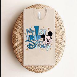 my 1st to disney mickey trip disneyland shirt