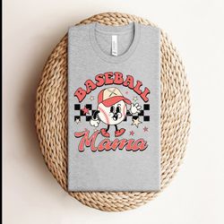 retro baseball mama hat checkered shirt