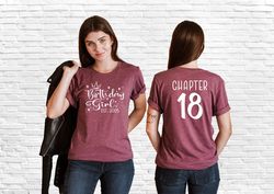 birthday girl shirt, 18th birthday shirt, 18th birthday gifts for her, eighteen birthday shirt, 18 years old gifts, girl