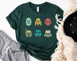 star wars retro shirt, disney star wars, gift for star wars fan, star wars t-shirt, disney family vacation shirt, star w