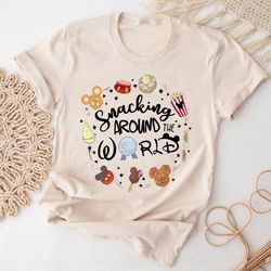 snacking around the world shirt, disney snacks shirt, disney family shirt, disney vacation shirt, disney matching shirt,