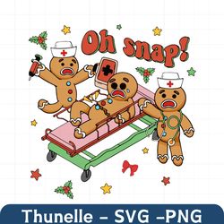 oh snap png, nurse gingerbread png, nurse christmas png, cute nurse gingerbread png, christmas nursing png, xmas nurse p