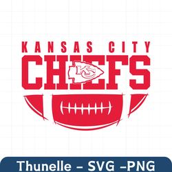 retro kansas city chiefs football svg