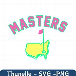 retro masters tournament golf svg