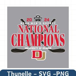 mens hockey national champions denver pioneers svg