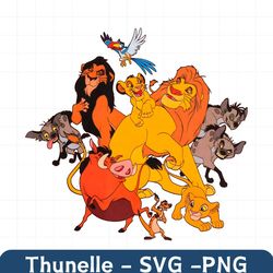 the lion king characters disney cartoon png