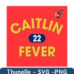 caitlin fever 22 player wnba svg