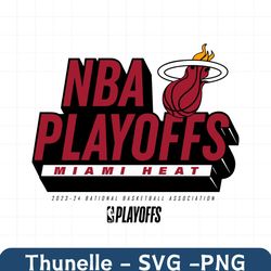 2024 nba playoffs miami heat basketball association svg