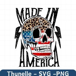 made in america skull july 4th png