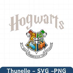 retro hogwarts logo harry potter png