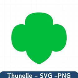 instant download cut file / girl scouts trefoil / svg pdf png cutting files for silhouette or cricut