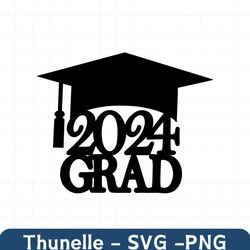 2024 grad svg, graduation svg, graduation cake topper svg, dxf, png, eps, jp