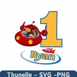 little einsteins birthday image personalized any name number png