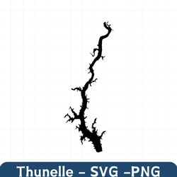lake tillery north carolina map shape silhouette outline svg png dxf pdf eps vector graphic design cut engraving laser f