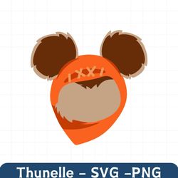 ewok mouse ears cut file svg dxf png eps pdf clipart vector | ewok mouse ears svg | ewok mouse ears dxf | ewok mouse ear