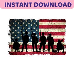 american soldier flag png, american soldier with distressed american flag sublimation design downloads, 4th of july