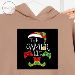 the gamer elf game controller svg, christmas svg, xmas svg, christmas gift, merry christmas, gamer elf, efl svg, christm