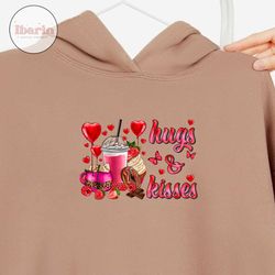 hugs and kisses coffee cups valentine png file