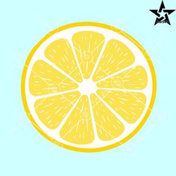 lemon slice svg, lemon svg, half lemon svg