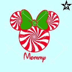 Minnie Christmas candy SVG, Minnie mommy SVG, Disney family SVG