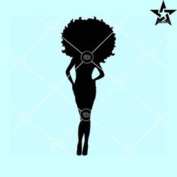 sexy afro woman silhouette svg, sexual silhouette svg, black woman svg, afro woman svg, sexy lady svg