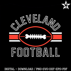 Cleveland Football Svg Cricut Digital Download 1.