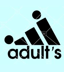 adults adidas inspired svg, adults svg, adult humor svg