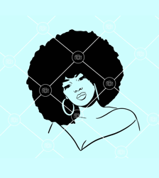 afro woman svg, black afro woman svg, praying afro woman svg, juneteenth afro woman svg