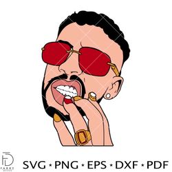 bad bunny svg, yo perreo sola svg, bad bunny logo svg, el conejo malo svg, cricut, vector cut file 3