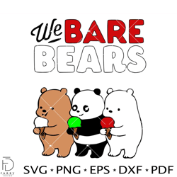 we bare bears svg, cute bears svg, funny animal svg (2)