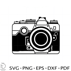 camera photography logo svg for cricut sublimation files