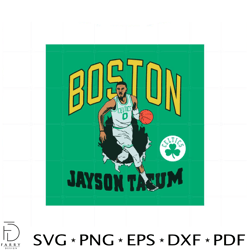 celtics jayson tatum svg best graphic designs cutting files