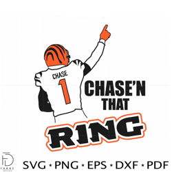 chase's that ring svg football players graphic cutting designs files