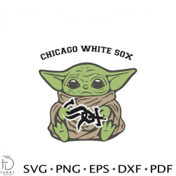 chicago white sox baby yoda sport svg download file