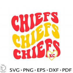 chiefs groovy kc chiefs lover svg graphic designs files