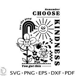choose kindness kindness matters svg for cricut sublimation files