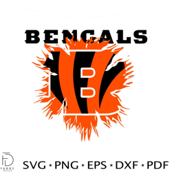 cincinnati bengals football logo svg