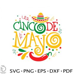 cinco de mayo mexican fiesta svg for cricut sublimation files