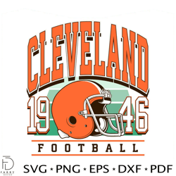 cleveland 1946 football svg digital download