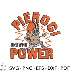 cleveland browns football pierogi power svg