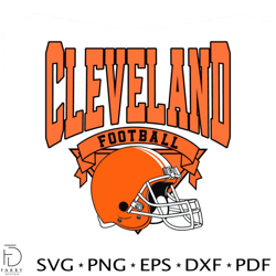 cleveland football helmet nfl team svg