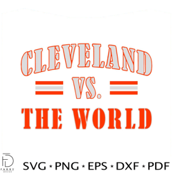 cleveland vs the world nfl football svg
