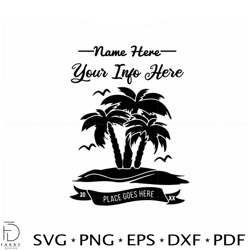 coconut trees beach vibes personalize vector svg graphic designs files