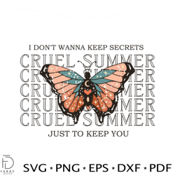cruel summer butterfly taylor lover svg graphic design files