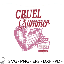 cruel summer swiftie eras tour svg graphic design files