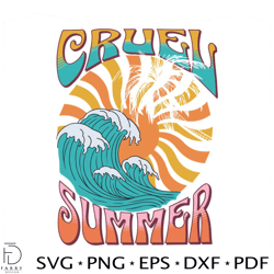 cruel summer taylor lover merch svg graphic design file